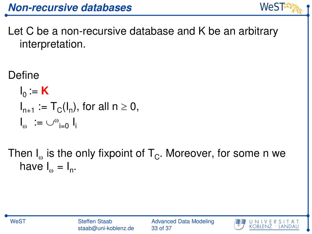 Advanced Data Modeling Minimal Models - ppt download