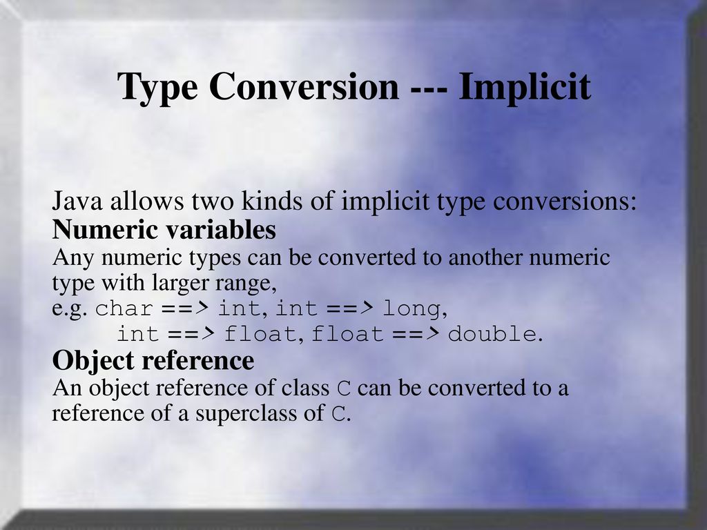 Overloading Each method has a signature: its name together with the ...