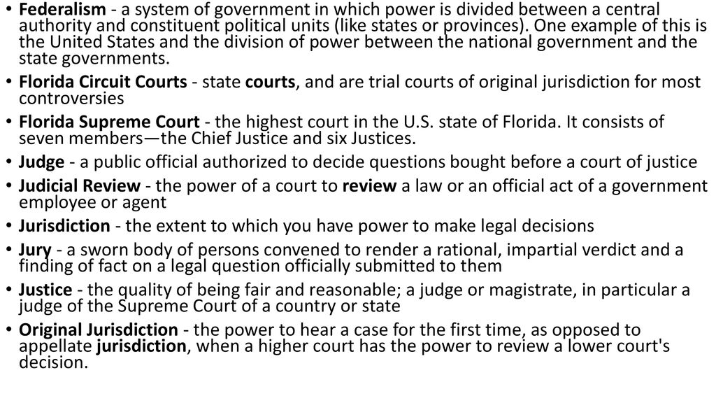 Chief Justice the judge presiding over the Supreme Court ppt download