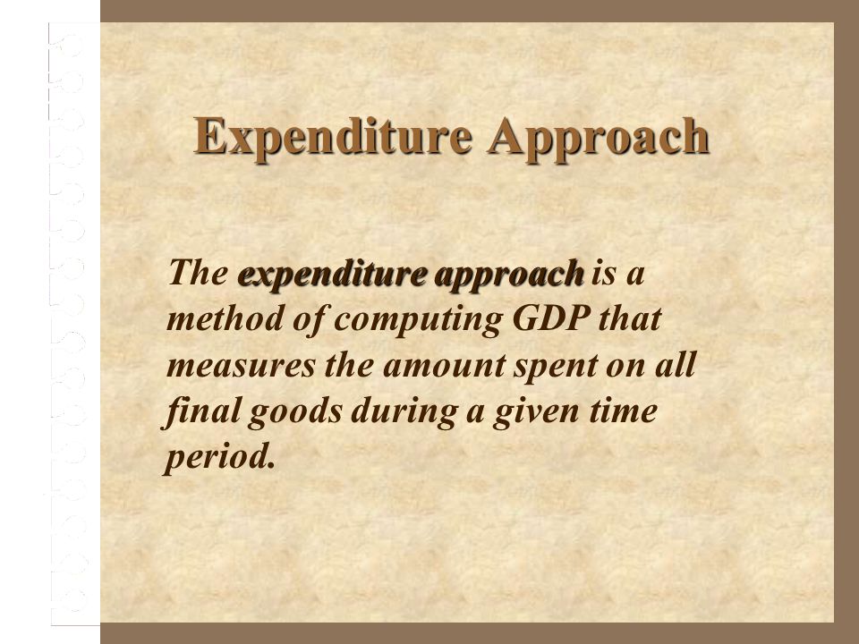 Expenditure Approach