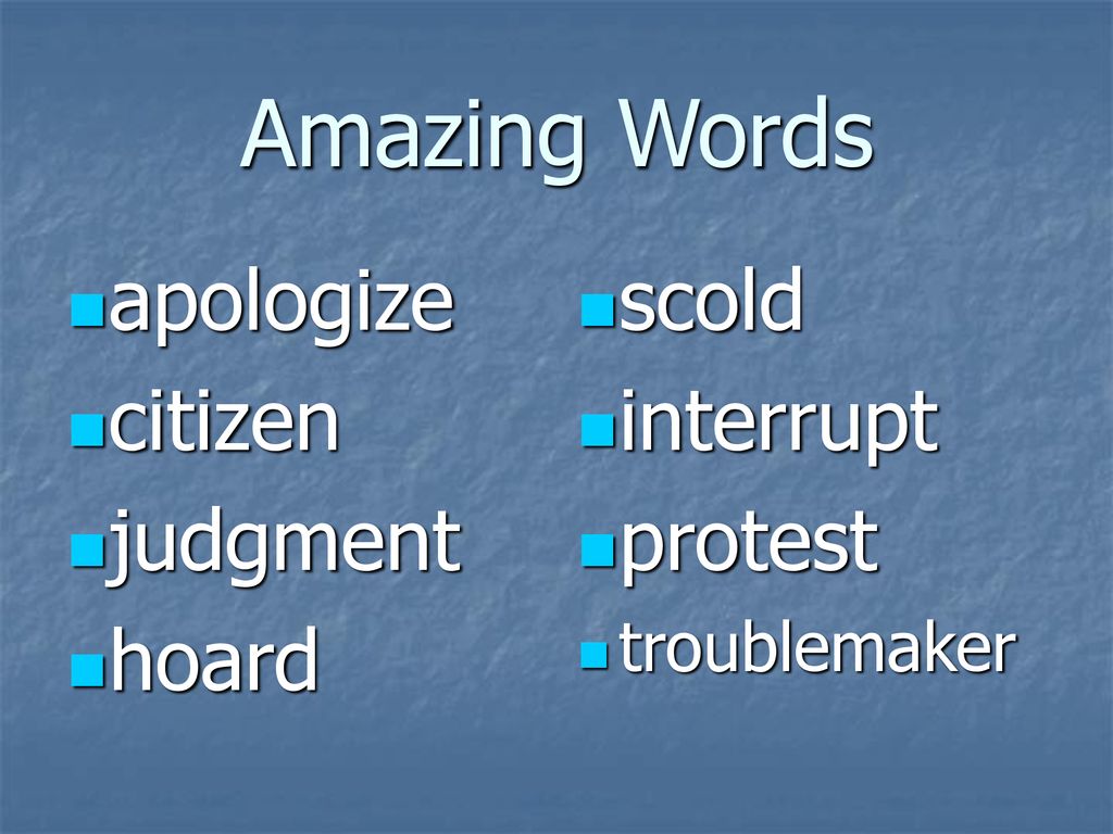 The Signmaker’s Assistant Vocabulary and Amazing Words ppt download