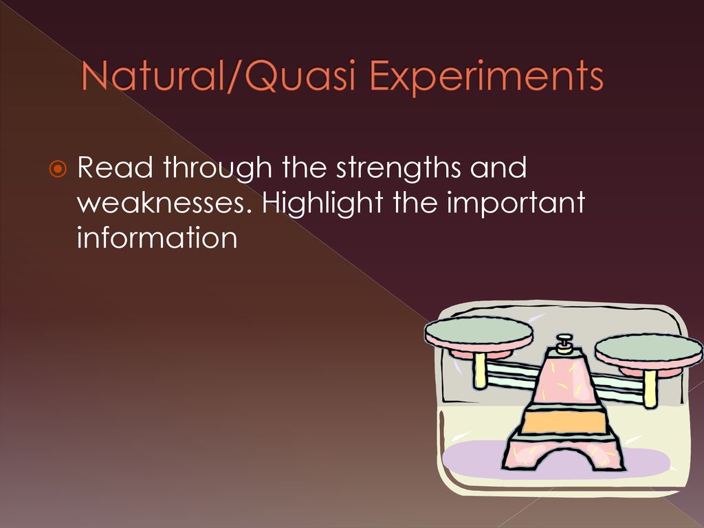 strengths and weaknesses of quasi experiments psychology