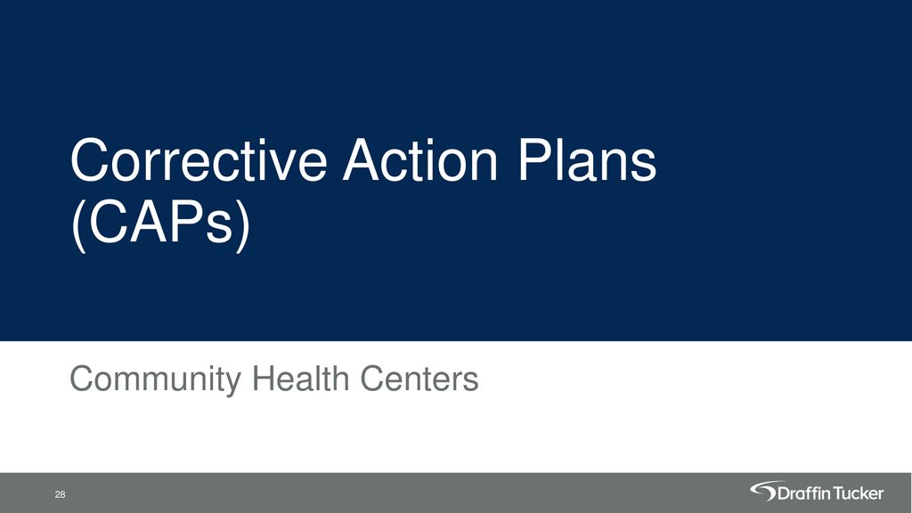 Corrective Action Plans (CAPs)