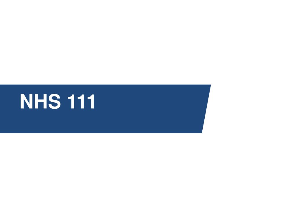 22 July 2019 NHS 111 [Document title]