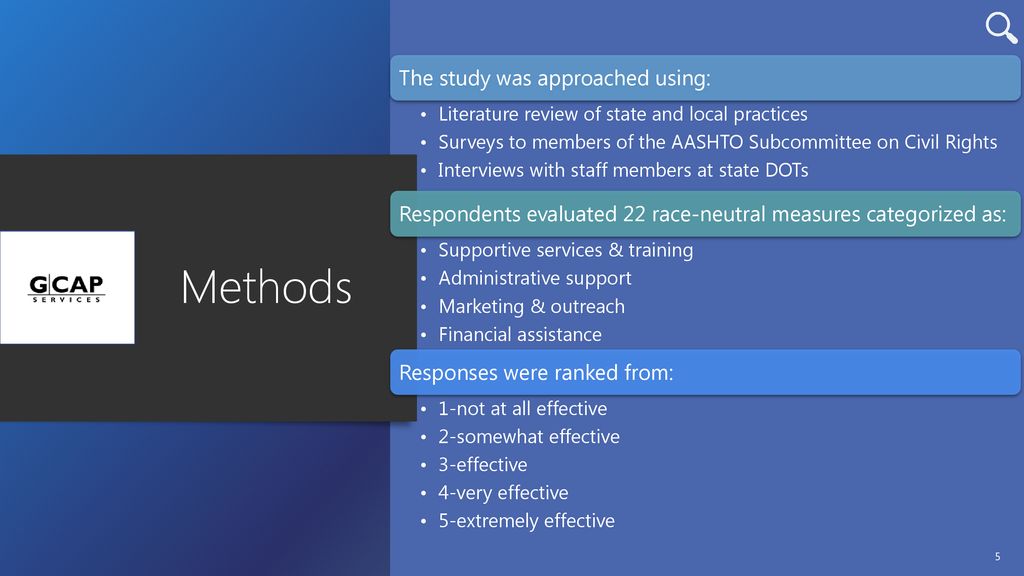 Methods The study was approached using: