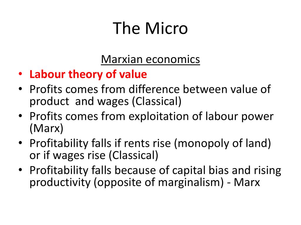 marxian economics