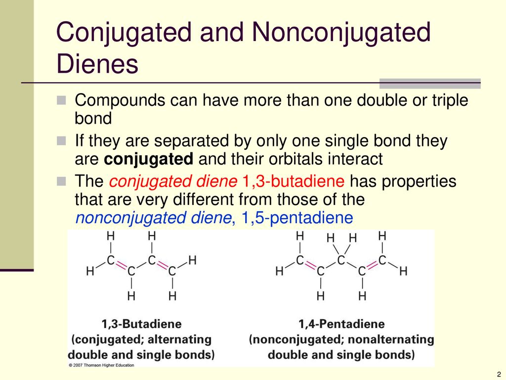 Конъюгат. Conjugated. Compounds. Compound with Triple Bond.