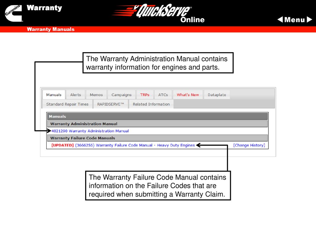 QuickServe Online Warranty Training - ppt download