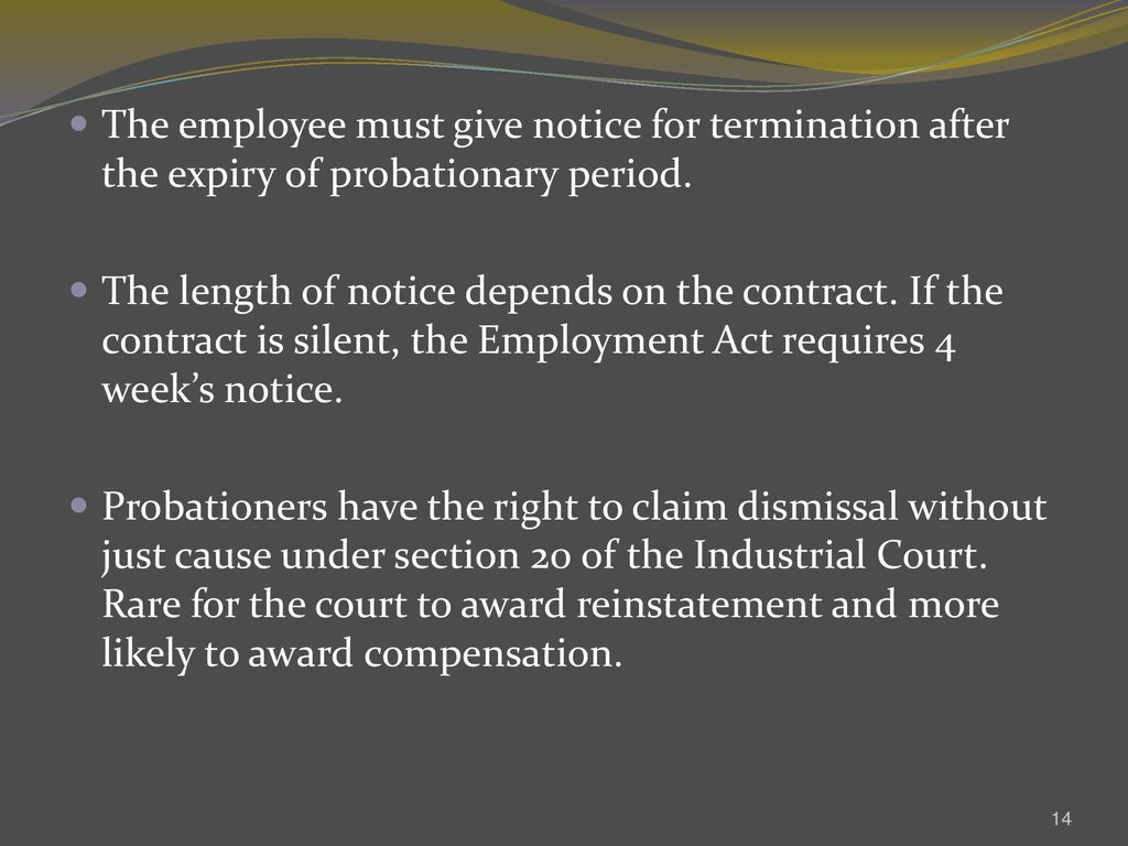 Week 10 Constructive Dismissal And Termination Benefits Ppt Download