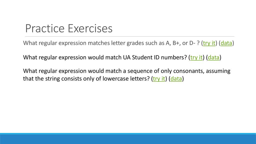 Lecture 23 Regular Expressions ppt download