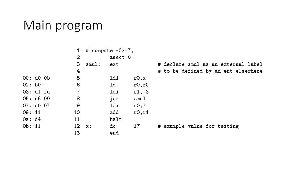 Lecture 7 Separate compilation - ppt download
