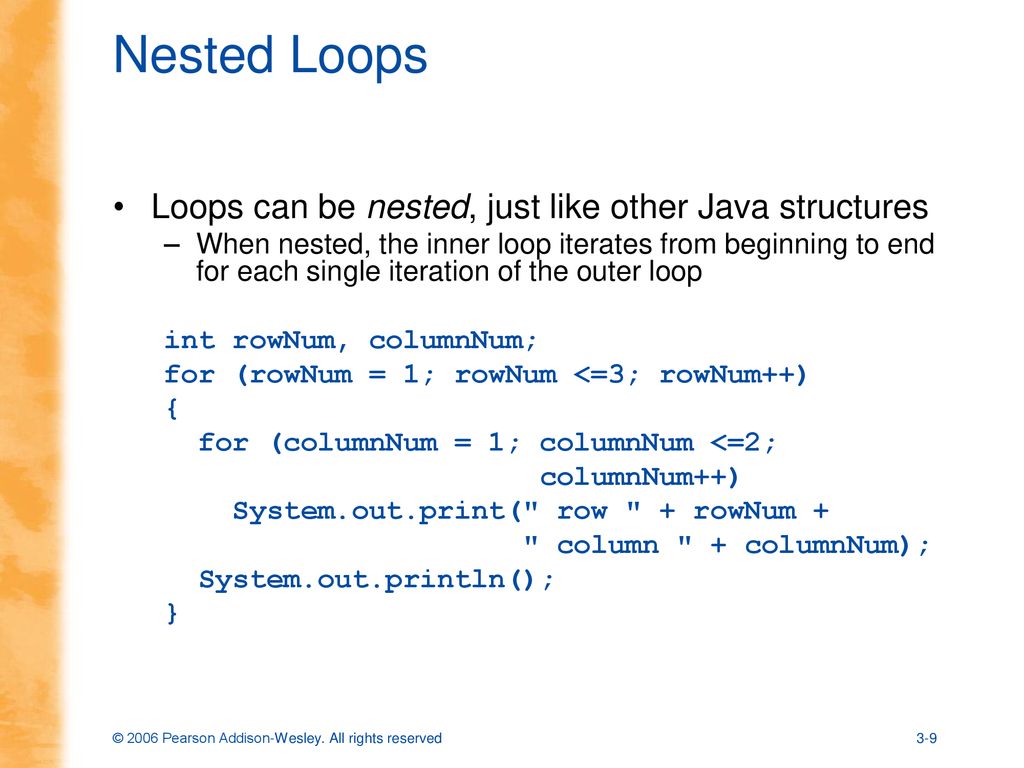 Chapter 3 Flow of Control Loops in Java. - ppt download