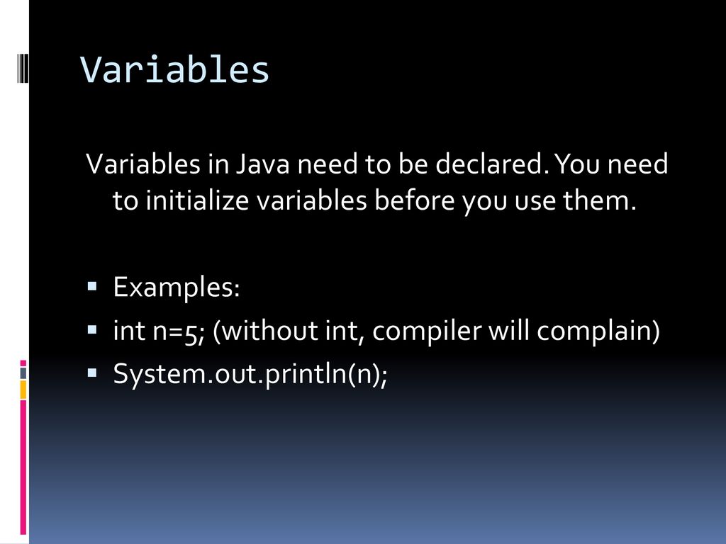 Introduction to java Part I By Shenglan Zhang. - ppt download