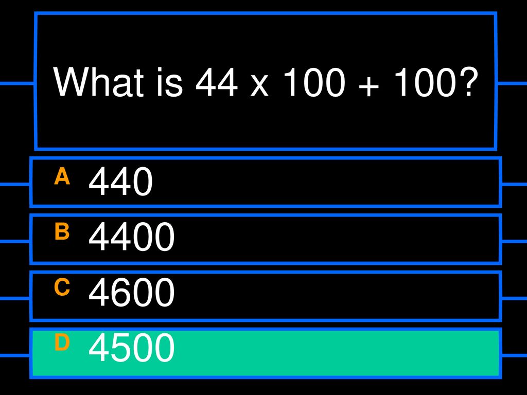Question 1 Question 1 What Is 10 X 40 A 40 B 400 C 4000 D Ppt Download how-do-you-get-square-feet-deals-www-pennygilley