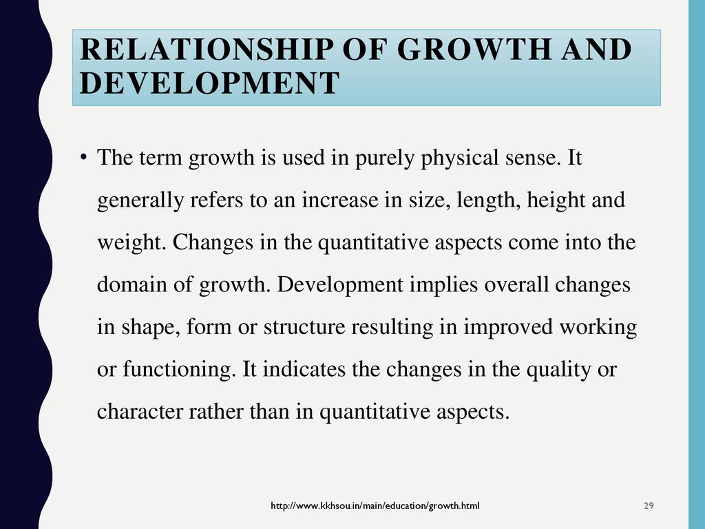 what is growth and development definition