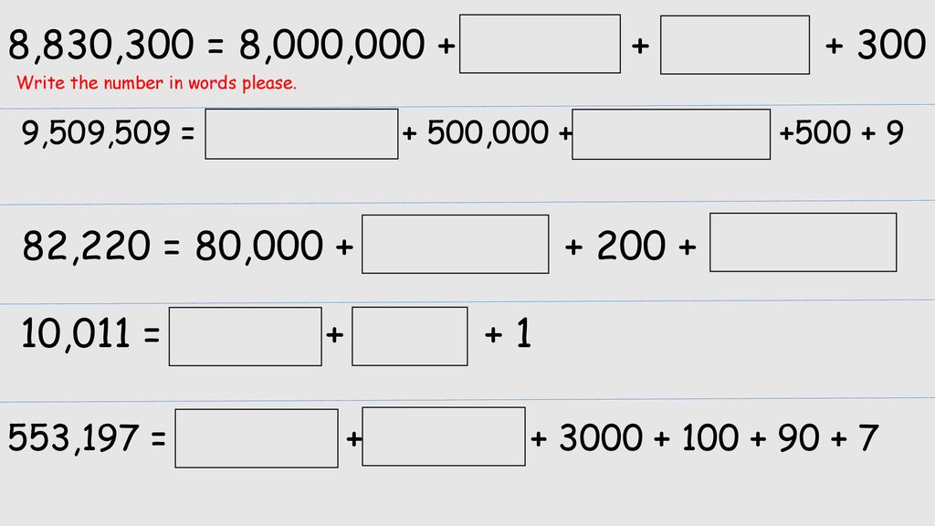 3 050 0 3 000 Write The Number In Words 6 140 050 6 000 Ppt Download 3 050 0 3 000 Write The Number In Words 6 140 050 6 000 Ppt Download
