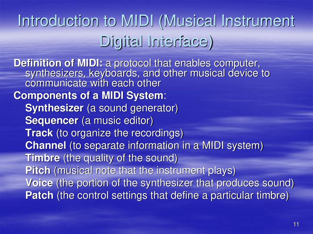 Digital Audio Application of Digital Audio Selected Examples ppt download
