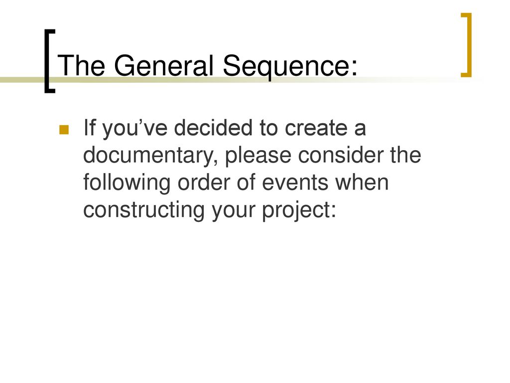 The Documentary Category - ppt download