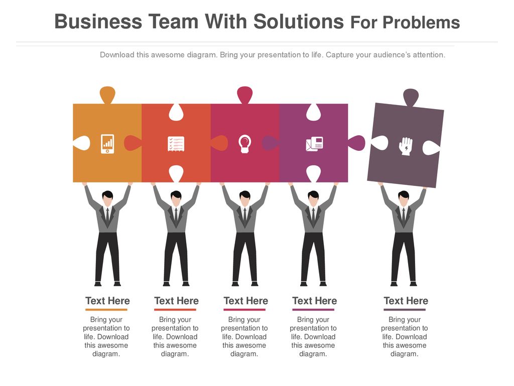 Business Team With Solutions For Problems - ppt download