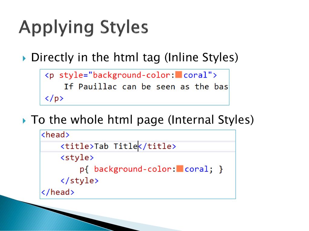 Introduction to Styling - ppt download