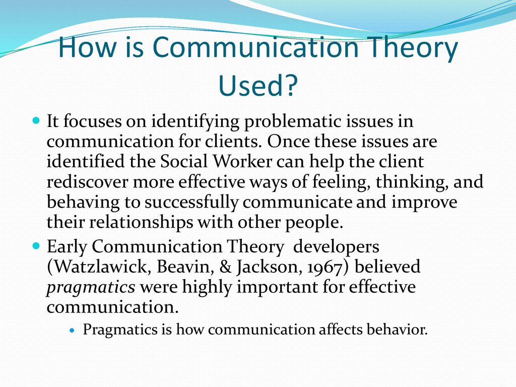 why is communication important in social work