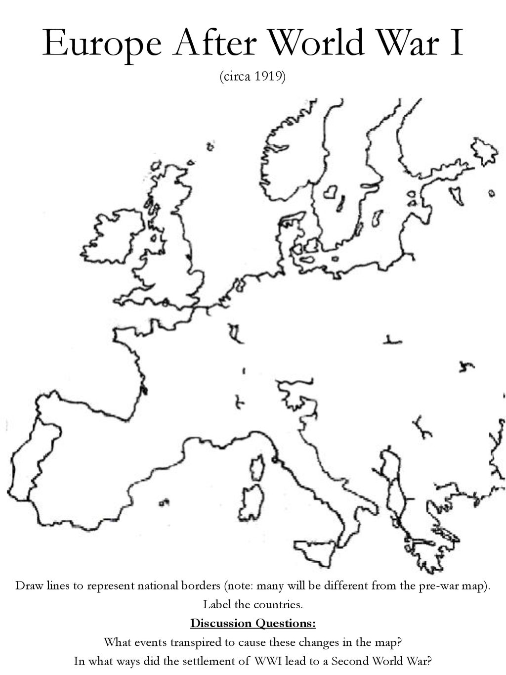 Europe Before World War I (circa 1914) - ppt download