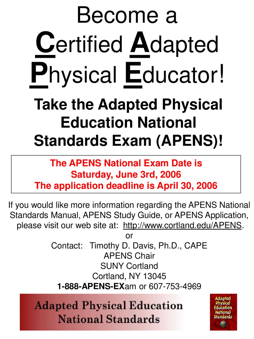 Become A Certified Adapted Physical Educator Ppt Download become-a-certified-adapted-physical-educator-ppt-download