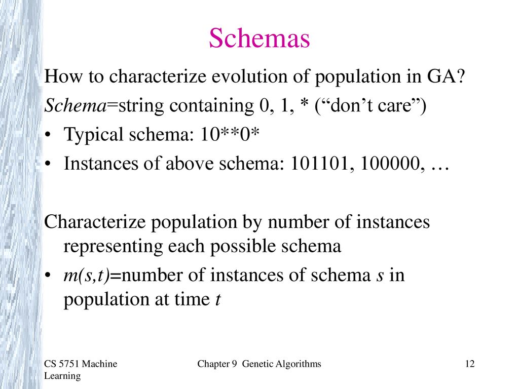 Chapter 9 Genetic Algorithms - ppt download