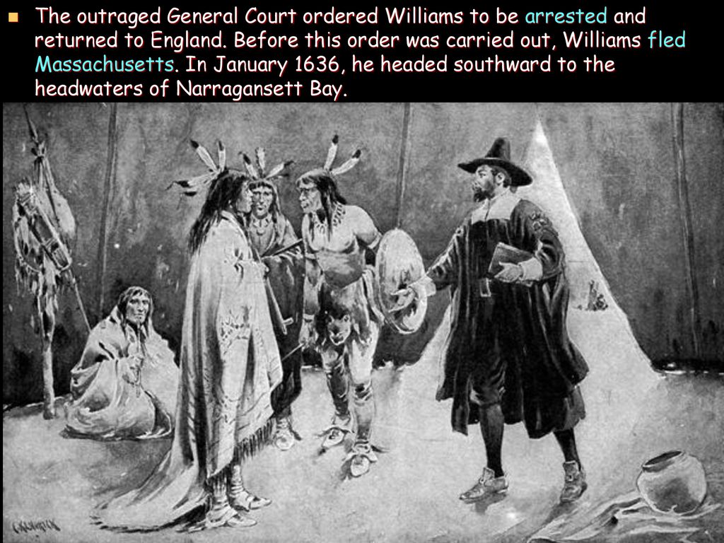 The Point: English Puritans came to North America beginning in ppt