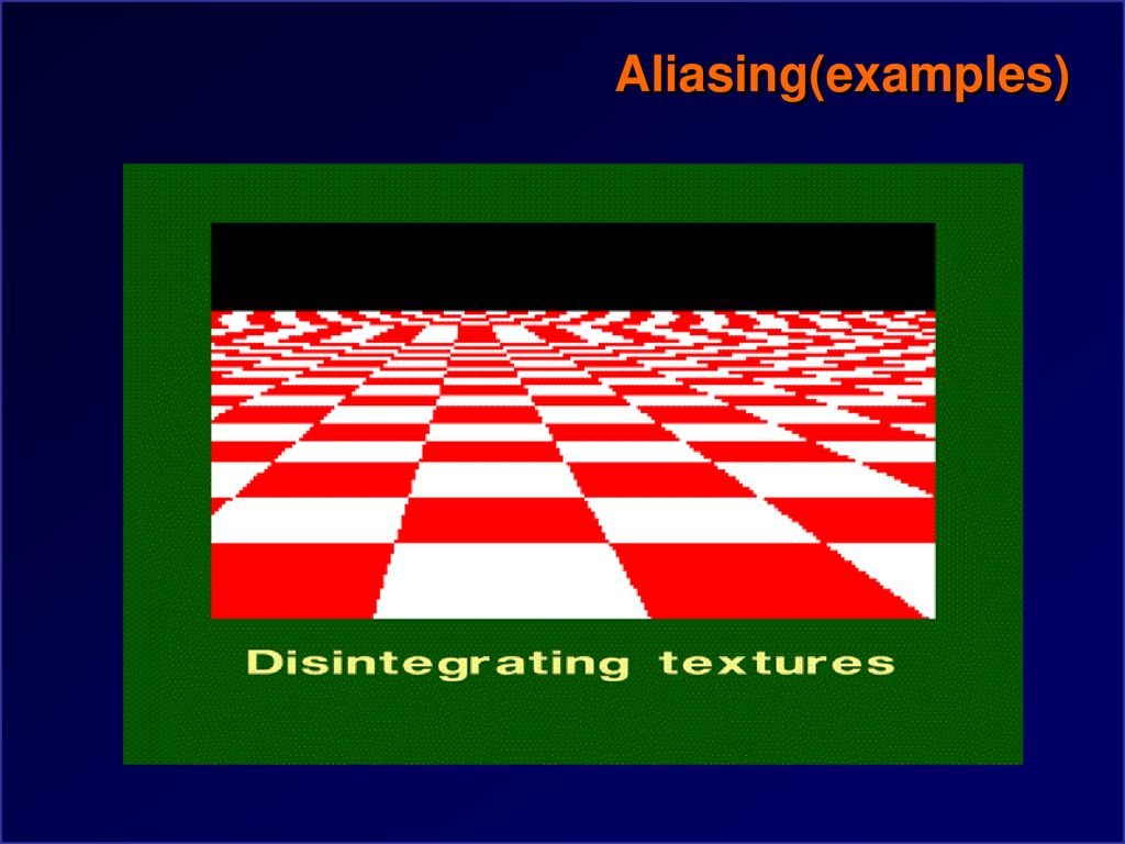 CSC418 Computer Graphics Aliasing Texture mapping. - ppt download