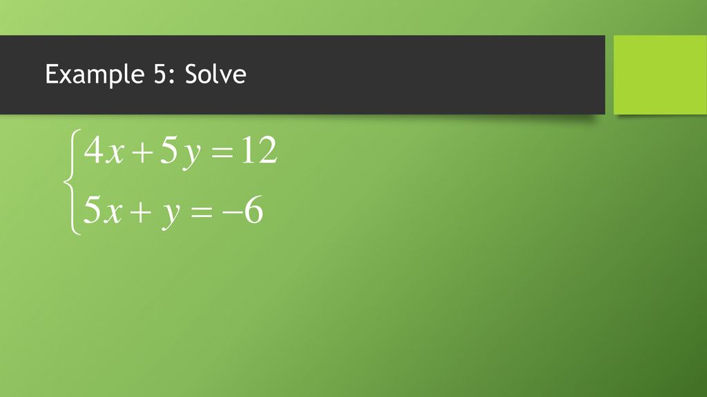 Solving Systems By ELIMINATION Ppt Download solving-systems-by-elimination-ppt-download