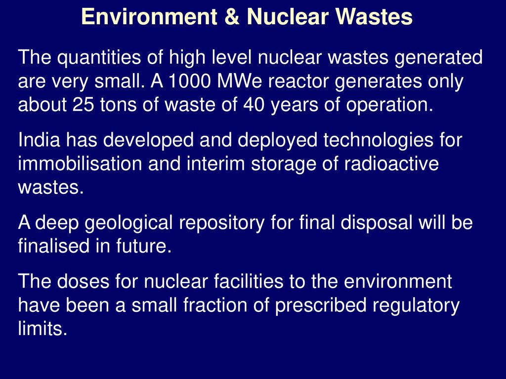 Environment & Nuclear Wastes