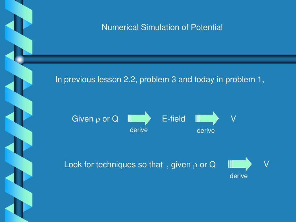 Numerical Simulation of Potential