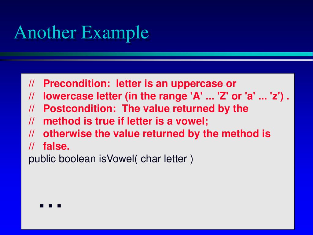 Preconditions and Postconditions ppt download