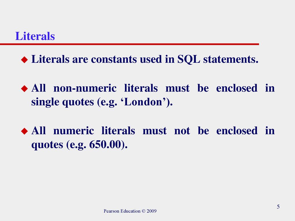 Chapter name sql data manipulation ppt download
