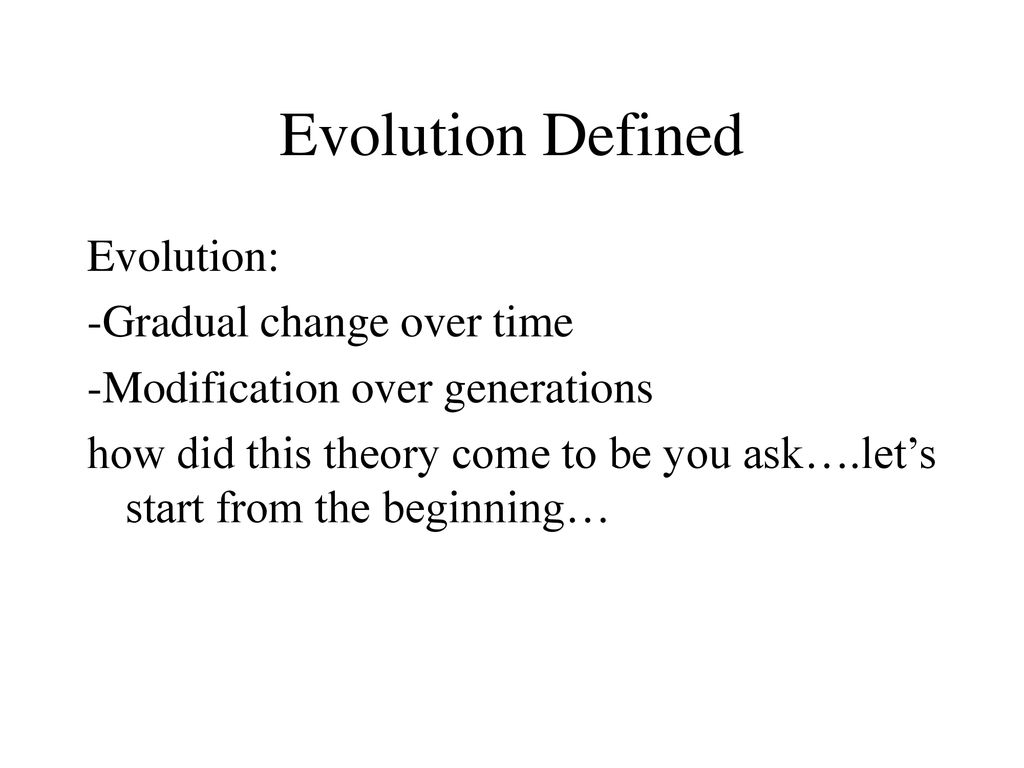 The following is a scientific theory. - ppt download