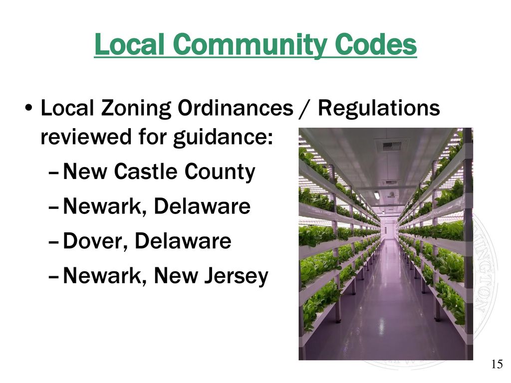 Wilmington’s Zoning Code “Indoor Commercial Horticultural Operations