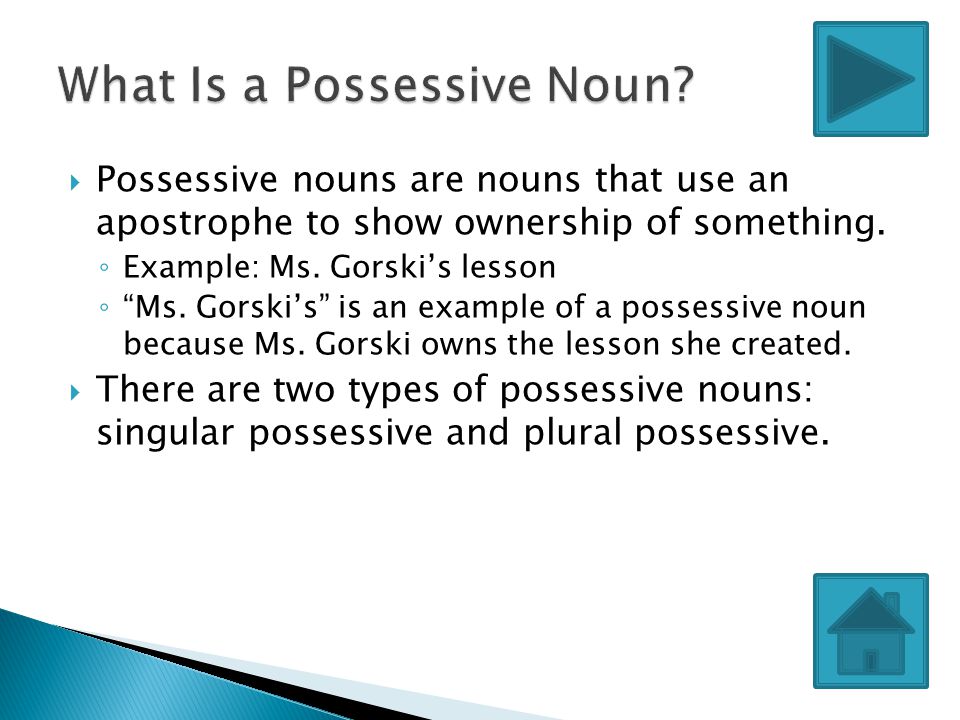 What Is a Possessive Noun
