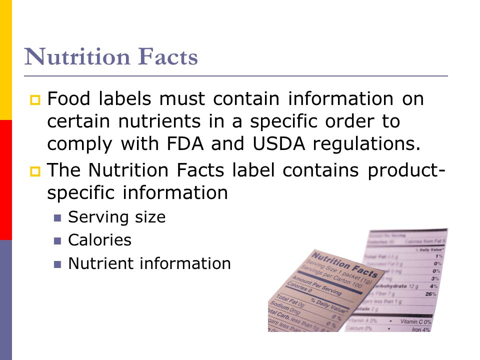 The Ins and Outs of Food Labeling (Part Two) - ppt download