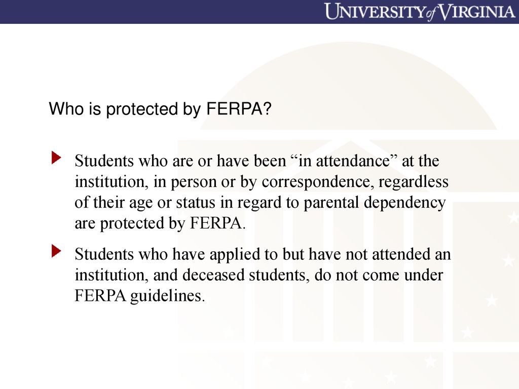 Who Is Protected By Ferpa Who Is Protected By Ferpa