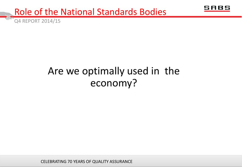 Are we optimally used in the economy
