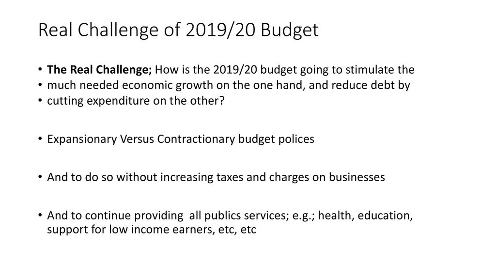 Budget Presentation to Nadi Chamber of Commerce - ppt download