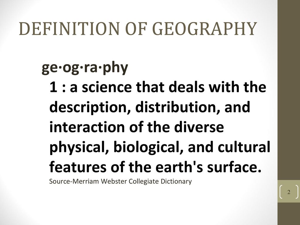 What is Geography and what are the Five Themes? - ppt download