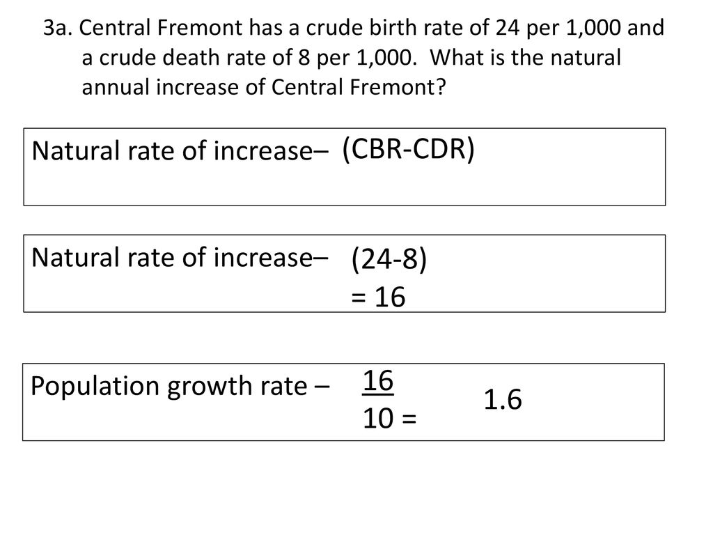 Population Math problems - ppt download