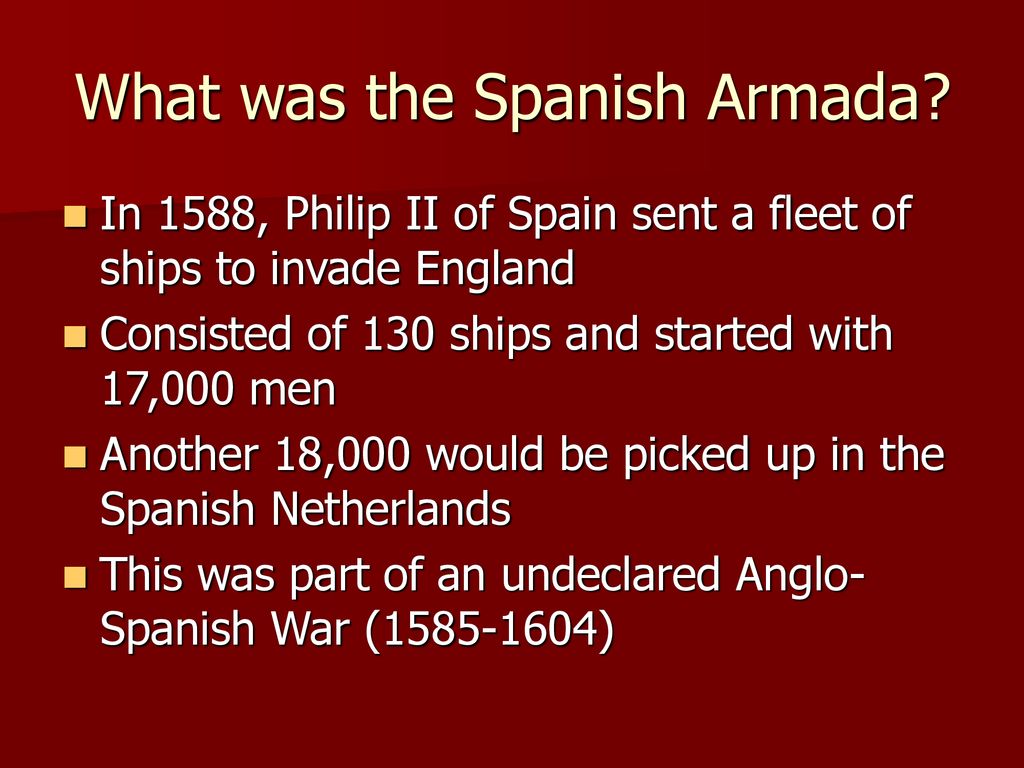 Spanish Armada. - ppt download