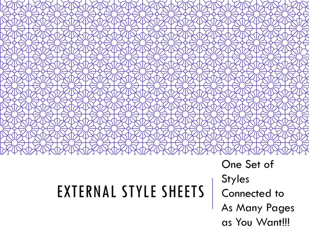 One set of styles connected to as many pages as you want ppt download