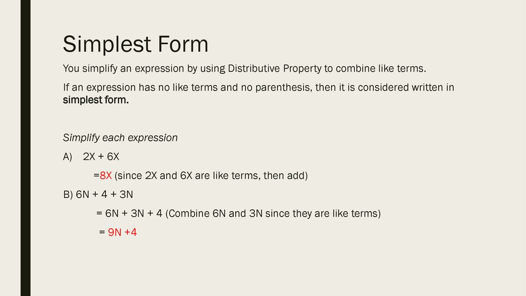 Chapter 3 2 Simplifying Algebraic Expressions Ppt Download chapter-3-2-simplifying-algebraic-expressions-ppt-download