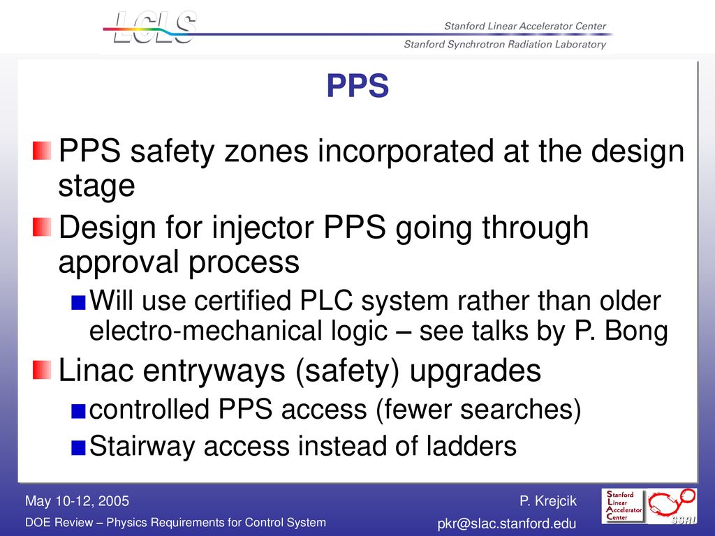 PPS safety zones incorporated at the design stage