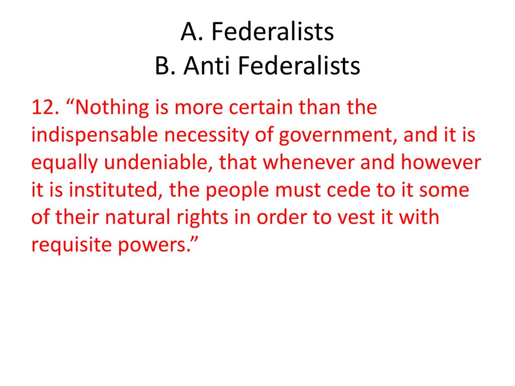 UNIT 3 – Federalism and the Constitution Review - ppt download