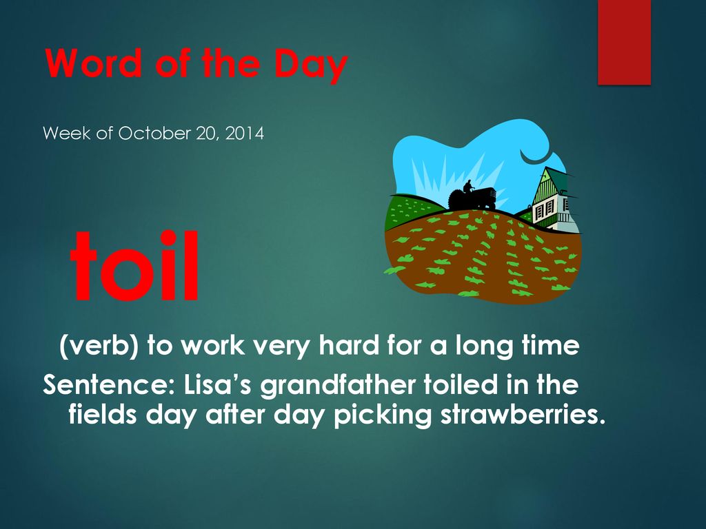 WORD OF THE DAY OCTOBER 6, 2021 loll- verb I LAHL Definition Loll most often means